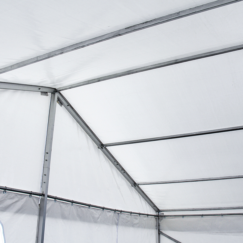 Witte outdoor yazebo luifel bruiloftsfeest tent 8 verwijderbare muren