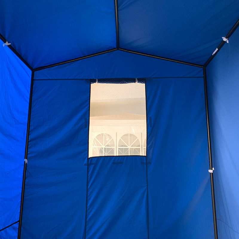 Vouwt tent pro structuur serie 50 mm aluminium + 4 dubbele zijden PVC 520G/m² tarp voor professionele behoeften of dagelijks gebruik blauw