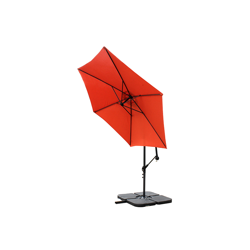 Patio paraplu op zonne -energie 360 ​​graden rotatie