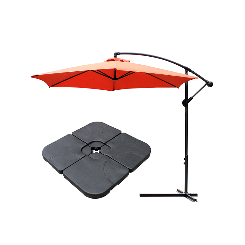 Patio paraplu op zonne -energie 360 ​​graden rotatie